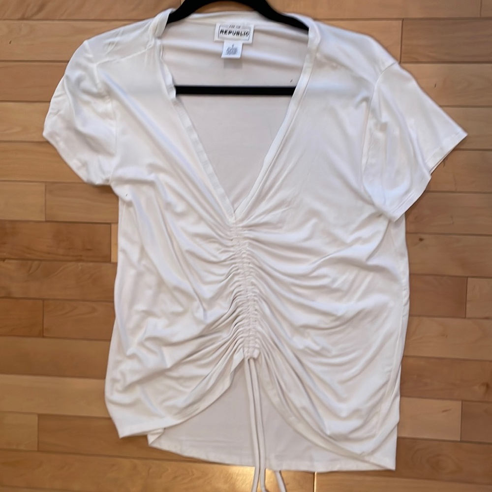 For the Republic White T-shirt